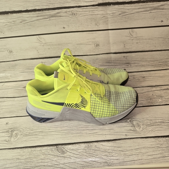 Nike Zoom Metcon 8 VOLT GREY BLUE Training CrossFit Mens 10- DO9328 700